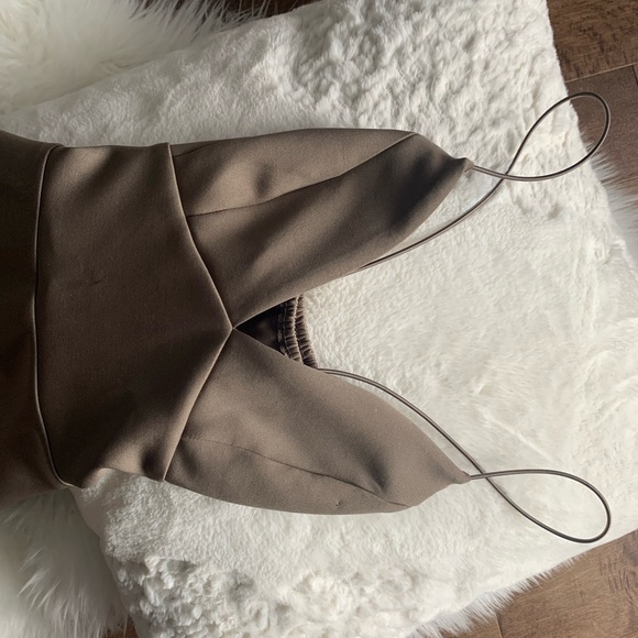 Gorgeous Grey/Brown dress - Picture 3 of 4